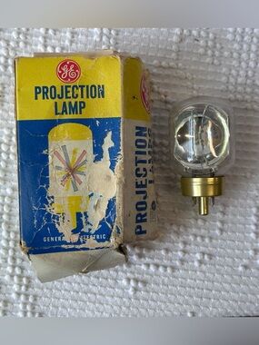 Vintage GE DJL Projection Lamp Bulb 120V 150W NOS 8mm Projector w/ Original Box